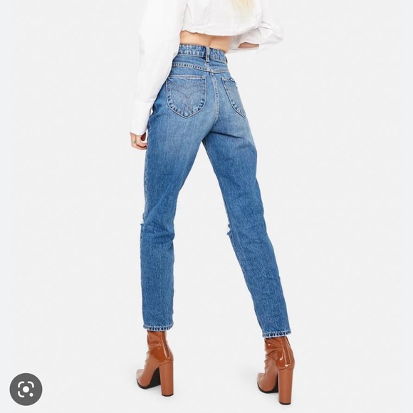 Rollas Distressed Duster Jeans - Picture 2 of 7